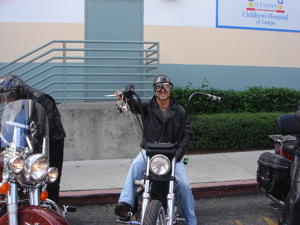 Dave and his bobber bike.